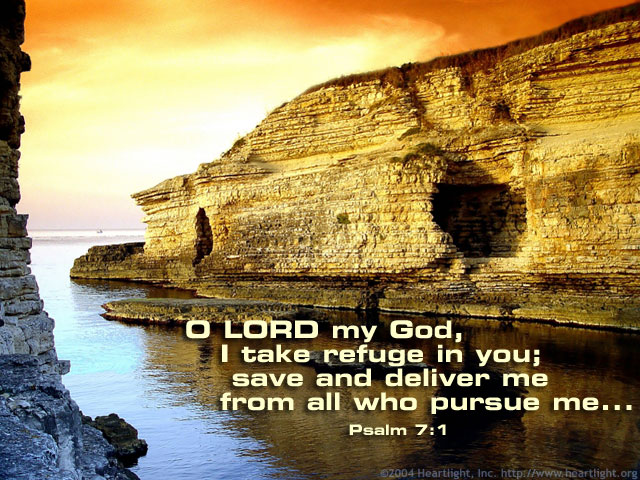 Illustration of Psalm 7:1