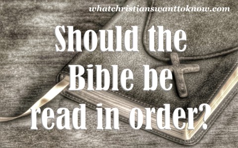 should the bible be read in order