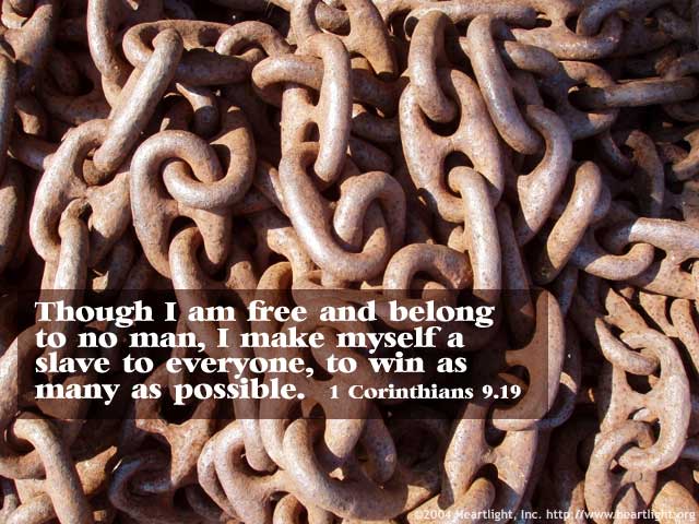 Illustration of 1 Corinthians 9:19