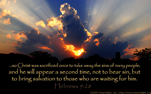 Illustration of Hebrews 9:28