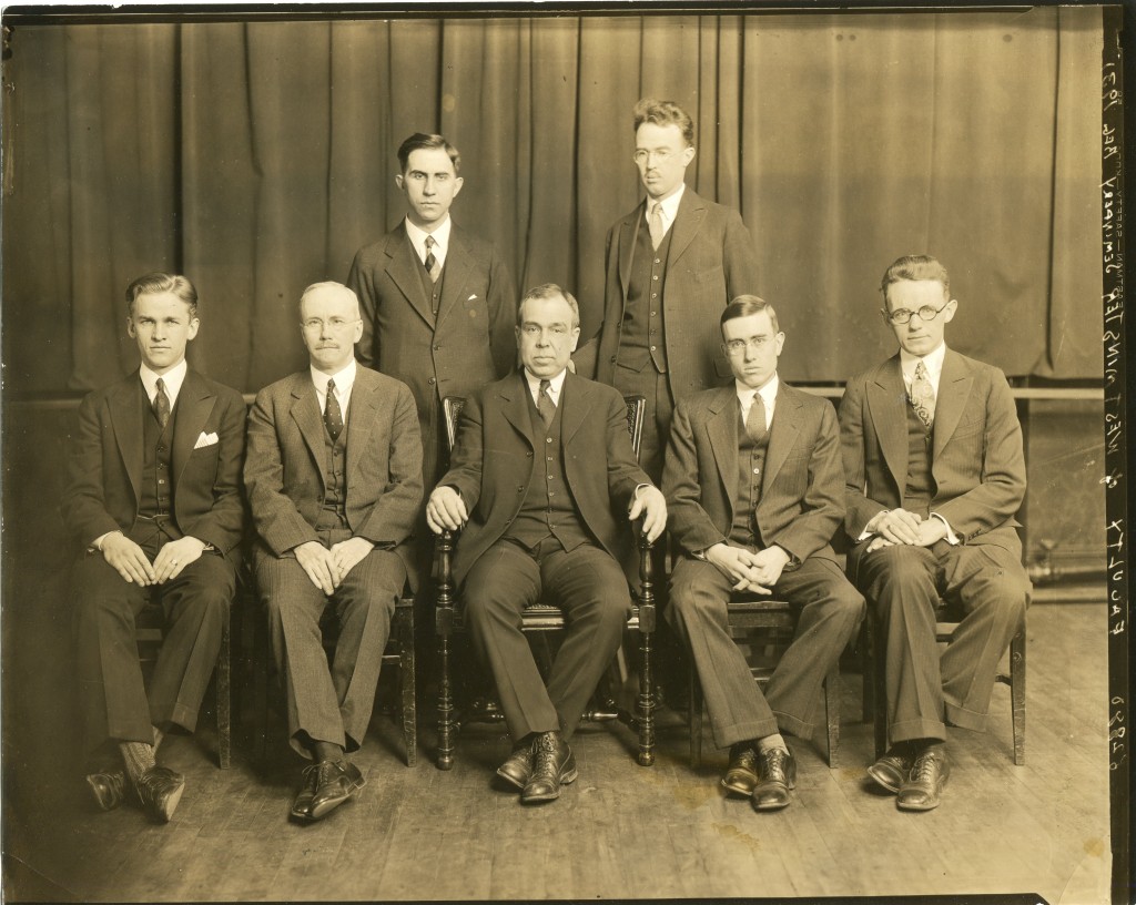 WTSPhotos_Box1_StudentLifeChestnutHill_WestminsterFaculty1930s001
