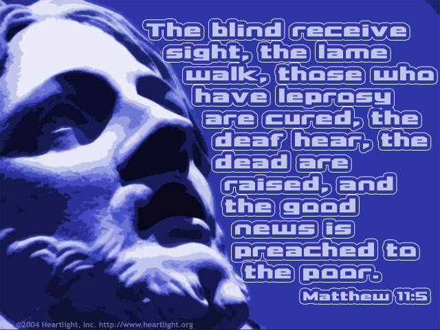 Illustration of Matthew 11:5