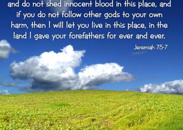 Jeremiah 7:5-7    (07-05-16)