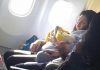 Photo of Mom Holding Newborn Baby Born on an Airplane at 36,000 Feet Goes Viral