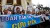 Police beat thousands of protesting Christian fisherfolk already suffering from mass fish deaths in Vietnam