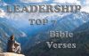 Top 7 Bible Verses About Leadership