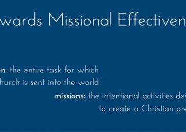Towards Missional Effectiveness: The Mark of Sentness (Part 5)